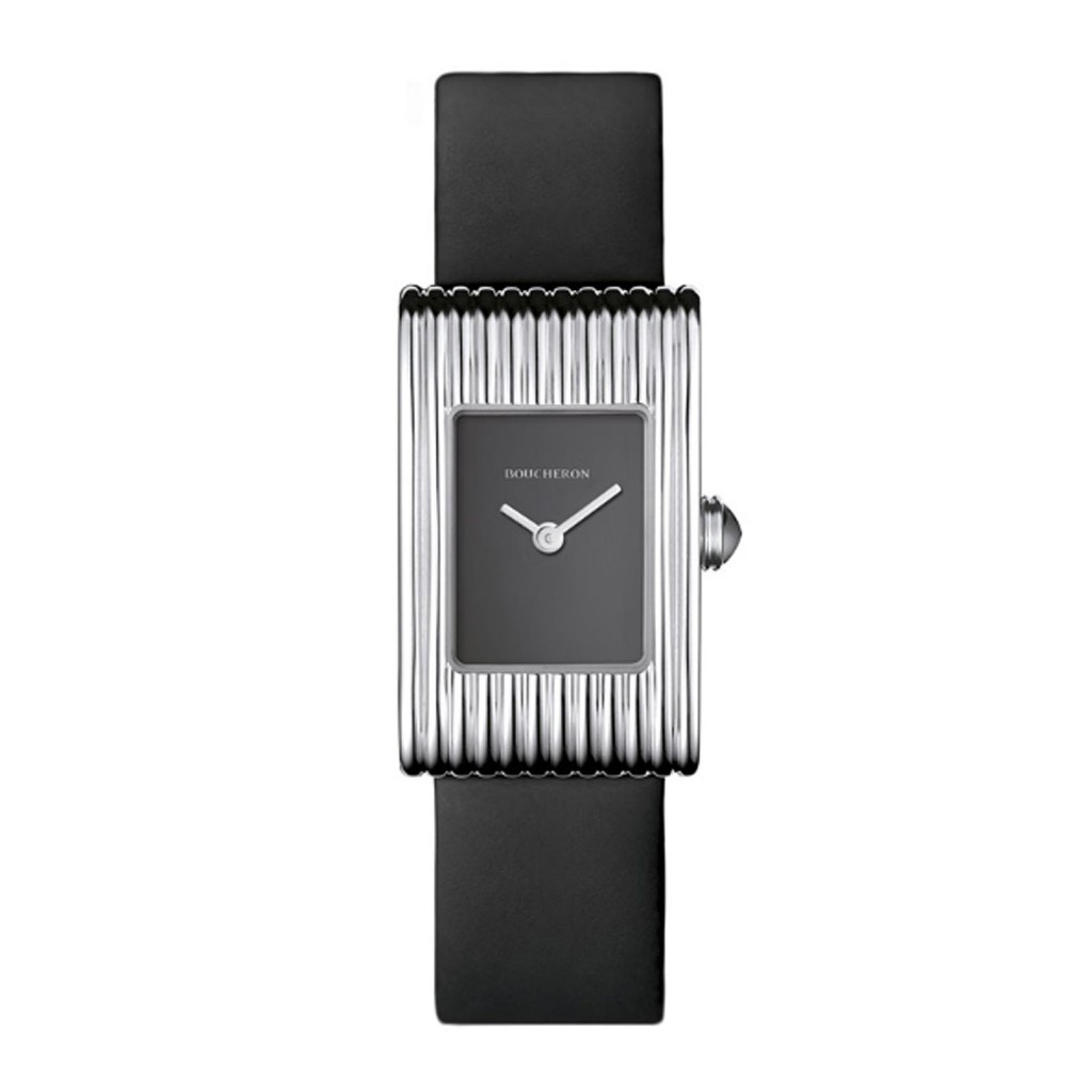 Boucheron Reflet Small Anthracite Dial Anthracite Strap Watch