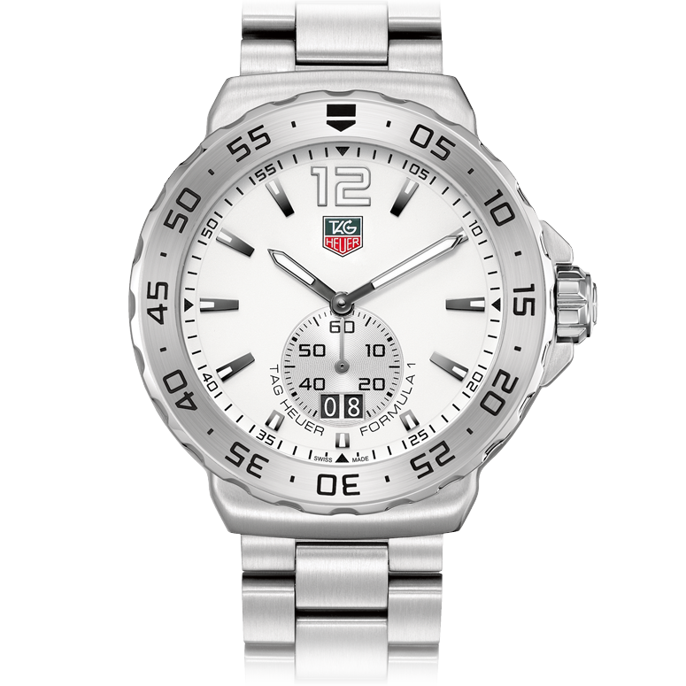 Tag Heuer Formula 1 Grande Date 42MM white dial Steel watch