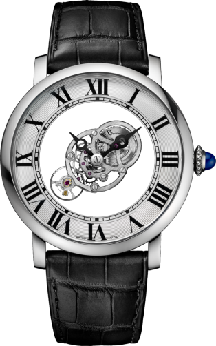 Replica Rotonde de Cartier Watches With Black Alligator Straps