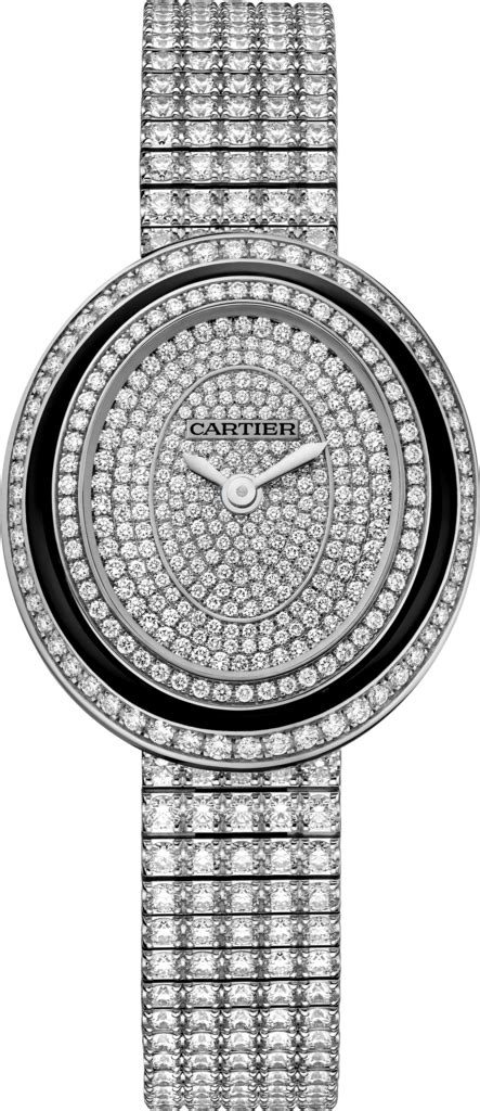 Luxury imitation watches are produced in white gold.