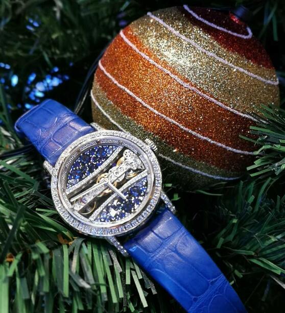 Swiss replication watches are set with shiny decorations.