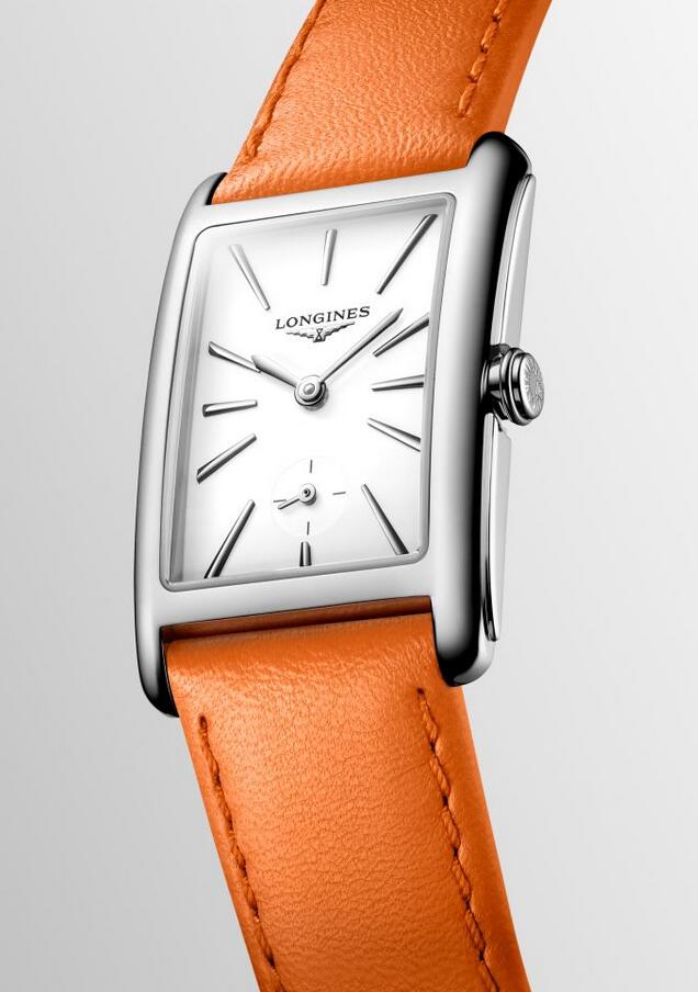 Swiss replica watches show fashion with the orange color.